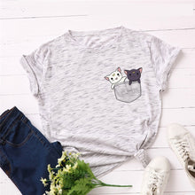 Load image into Gallery viewer, Plus Size S-5XL New Lovely Sloth Letter Print T Shirt Women 100% Cotton O Neck Short Sleeve Summer T-Shirt Tops Casual T Shirts