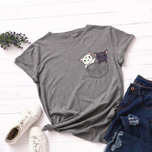 Load image into Gallery viewer, Plus Size S-5XL New Lovely Sloth Letter Print T Shirt Women 100% Cotton O Neck Short Sleeve Summer T-Shirt Tops Casual T Shirts