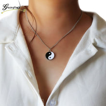 Load image into Gallery viewer, 2019 Fashion Heart Leaf Star Moon Necklace Crystal Pendant Necklace Chain Round Coin Women Statement Jewelry Wholesale Necklaces