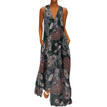 Load image into Gallery viewer, 2019 Summer Sundress ZANZEA Plus Size Women Long Maxi Vestidos Bohemian Sleeveless Sarafans Dresses Elegant Printed Robe Femme