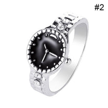 Load image into Gallery viewer, 2019 Personalize Mini Watch Engagement Ring For Men Women Creative Romantic Matching Band Anniversary Lover Alloy Rings Dropship