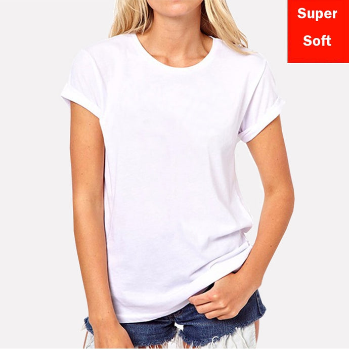 Lyprerazy Summer Super soft white T shirts Women Short Sleeve cotton Modal Flexible T-shirt white color Size S-XXL