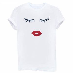 ZOGANKI Women T Shirt Summer Short Sleeve O Neck T-shirt Ladies White TShirt Tops Fashion Female Casual Tees Shirt Plus Size