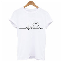 Load image into Gallery viewer, New Love Printed Women T-shirts Casual Tee Tops