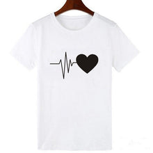 Load image into Gallery viewer, New Love Printed Women T-shirts Casual Tee Tops