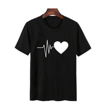 Load image into Gallery viewer, New Love Printed Women T-shirts Casual Tee Tops