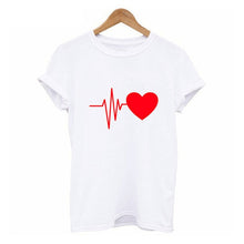 Load image into Gallery viewer, New Love Printed Women T-shirts Casual Tee Tops