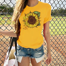 Load image into Gallery viewer, Harajuku Fashion Graphic Tees Women Colored Cactus T-shirt Slim Fit Cute Girl&#39;s Tshirts Tees &amp; Tops Summer Gift for Girlfriends