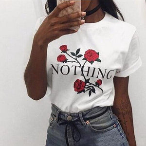 2019 New Love Printed Women T-shirts Casual Tee Tops