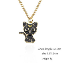 Load image into Gallery viewer, Anime Cardcaptor Sakura Sailor Moon Necklace Cartoon Card Captor Heart Wand Cat Rabbit Bird Necklaces Pendants Jewelry For Kids