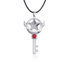 Load image into Gallery viewer, Anime Cardcaptor Sakura Sailor Moon Necklace Cartoon Card Captor Heart Wand Cat Rabbit Bird Necklaces Pendants Jewelry For Kids