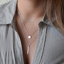 Load image into Gallery viewer, Multilayer Necklaces &amp; Pendants For Women Gold Silver Color Long Chain Female Pendant Necklace Fashion Jewelry Collier Femme