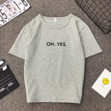 Load image into Gallery viewer, Spring Summer New Woman T-shirt Fashion Letters Print Short Sleeve O Neck Cotton Spandex Women Tops Casual Loose T shirt Women