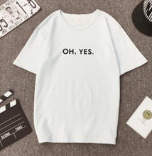 Load image into Gallery viewer, Spring Summer New Woman T-shirt Fashion Letters Print Short Sleeve O Neck Cotton Spandex Women Tops Casual Loose T shirt Women