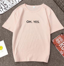 Load image into Gallery viewer, Spring Summer New Woman T-shirt Fashion Letters Print Short Sleeve O Neck Cotton Spandex Women Tops Casual Loose T shirt Women