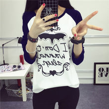 Load image into Gallery viewer, Cute Cat Harajuku T-Shirt 2019 Spring Summer New Women Animals Printed T-Shirt Cotton O-Neck Full Sleeve Korean Style Tops Tees