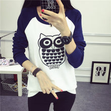 Load image into Gallery viewer, Cute Cat Harajuku T-Shirt 2019 Spring Summer New Women Animals Printed T-Shirt Cotton O-Neck Full Sleeve Korean Style Tops Tees