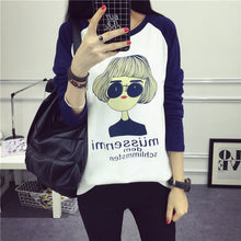 Load image into Gallery viewer, Cute Cat Harajuku T-Shirt 2019 Spring Summer New Women Animals Printed T-Shirt Cotton O-Neck Full Sleeve Korean Style Tops Tees