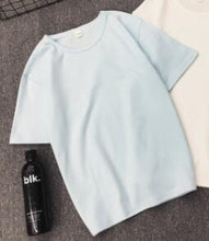 Load image into Gallery viewer, Fashion Solid Color Women T shirt Spring Summer Short Sleeve O Neck Cotton Spandex Women Tops Casual Slim Female T-shirt