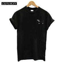 Load image into Gallery viewer, Women T Shirts Street Fashion Slim Summer Black T Shirt